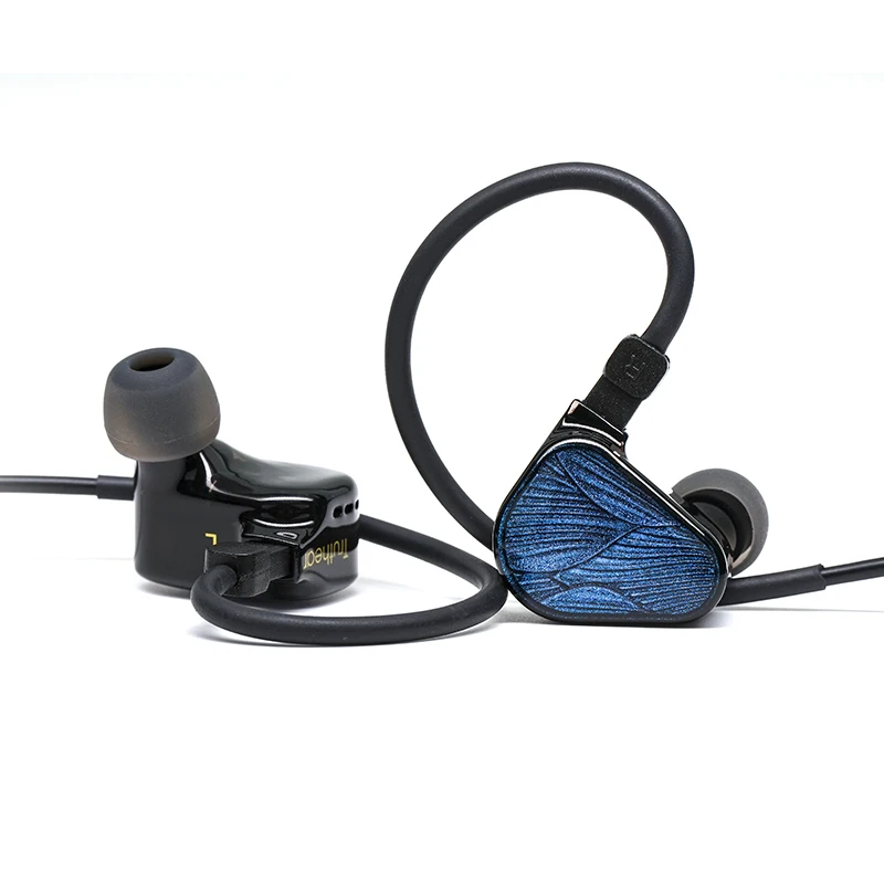 TRUTHEAR Zero: auriculares BLUE2 con controladores dinámicos duales lEMs con Cable desmontable en la oreja auriculares 0,78mm 2 pines enchufe de 3,5mm