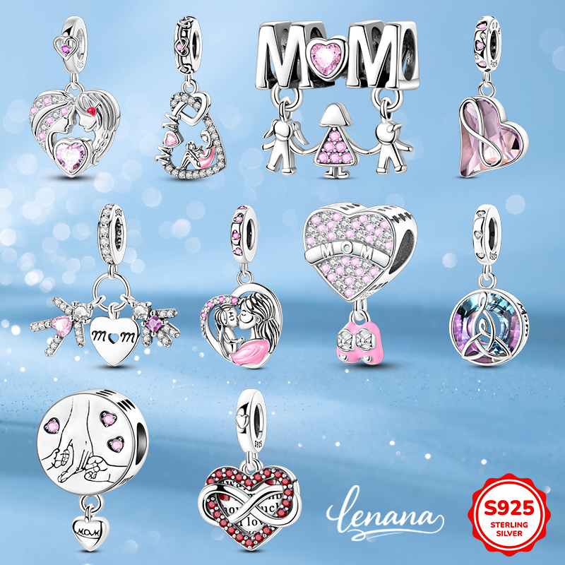 Nieuwe 925 zilveren bedel Moederdag hanger kraal voor vrouw Fit originele armband Diy lewelry cadeau voor moeder