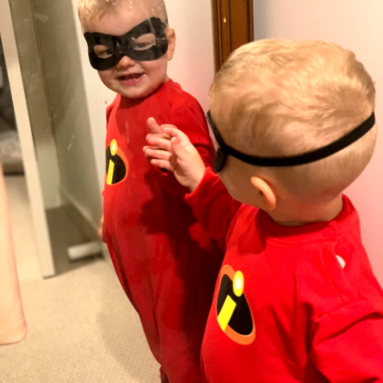 Bé Jack Jack Trang Phục Hóa Trang Halloween Jumpsuit Trang Phục Người Lớn Toddllers Cosplay