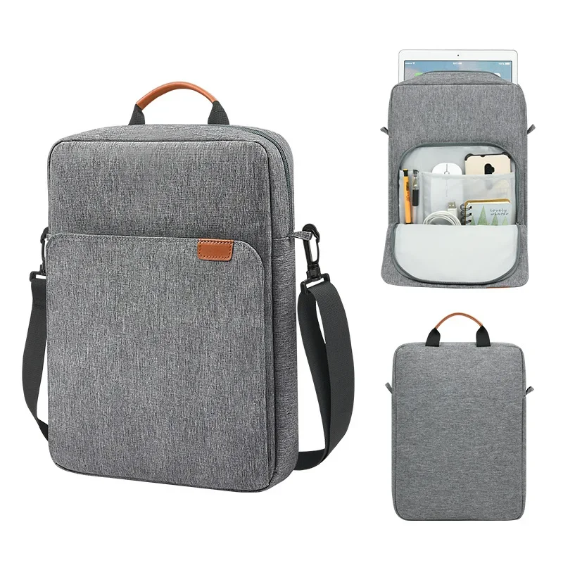 Laptop-Handtasche, wasserdicht, leicht, dünn, Computer-Handtaschen, Schulter-Messenger-Aufbewahrungstasche, große Kapazität, 13 Zoll Laptop-Tablet-Taschen