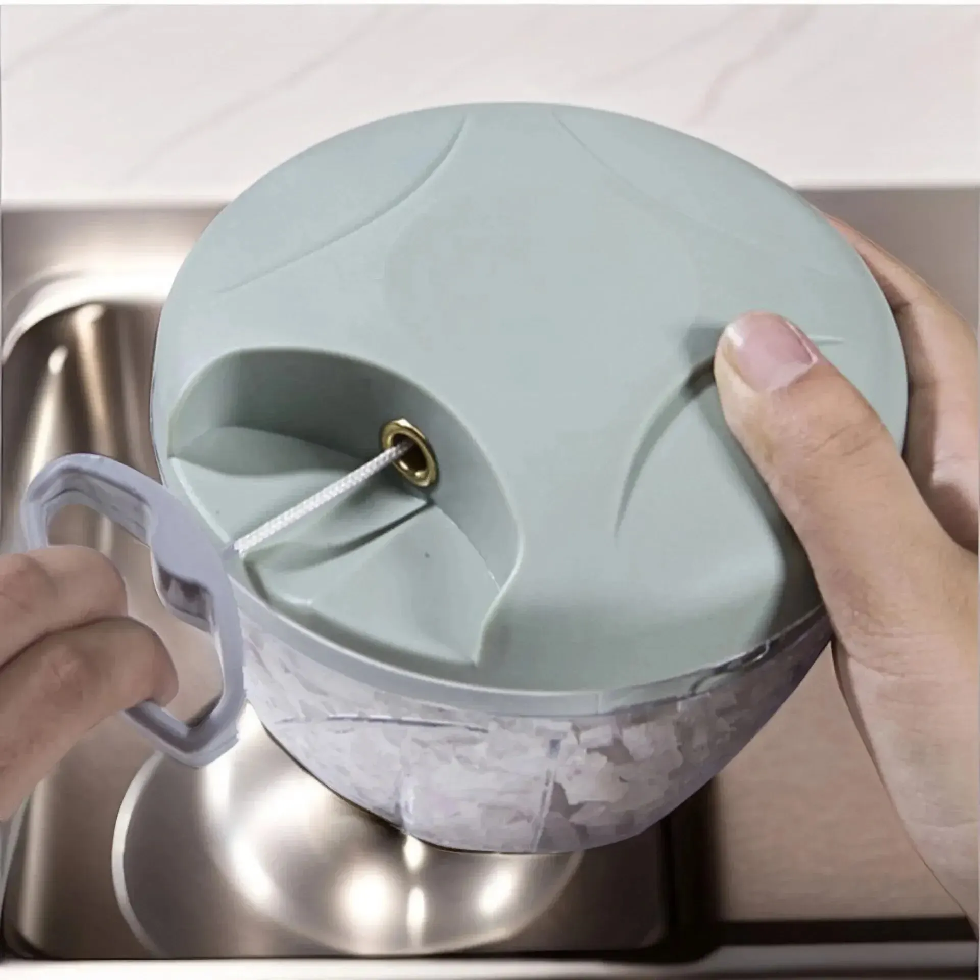 Molinillo Manual de jengibre para cocina casera, salpicaduras de barro y ajo, cortador de verduras multifuncional, picadora de carne de mano, minimalista moderno