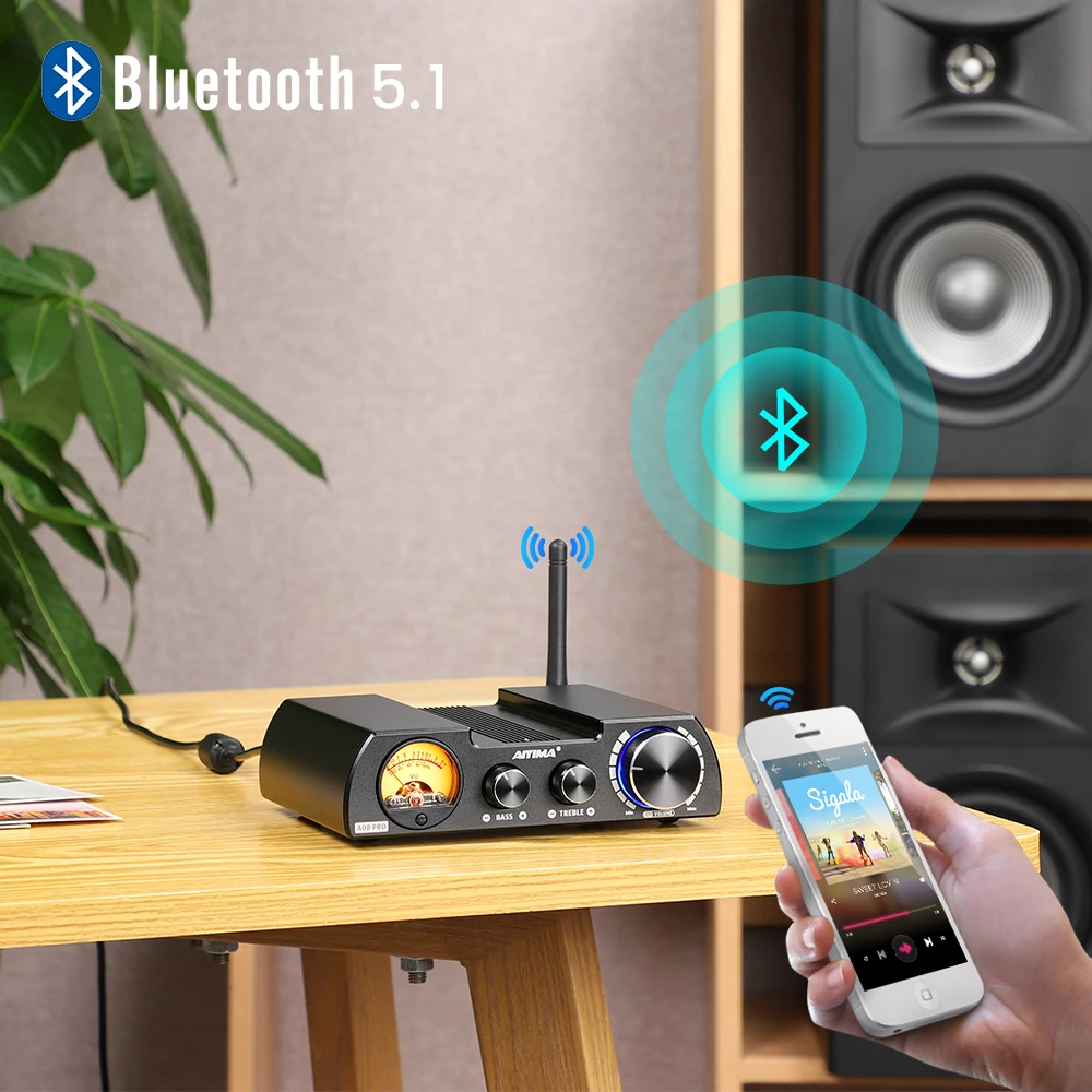 AIYIMA TPA3255 Audio Amplifier Bluetooth Amplify A07 A07 PRO A07 MAX A08 PRO Sound Amplificador 2.0 Stereo Home Power Amp 300Wx2
