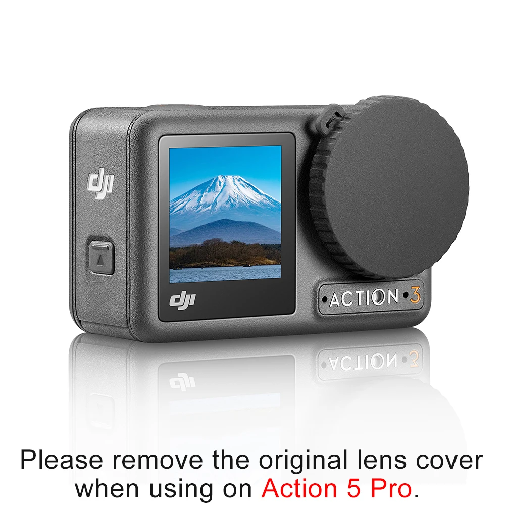 Para DJI Osmo Action 5 Pro 4 3 Protector de pantalla película de vidrio templado cubierta de lente bolsa funda para DJI Action 4 5Pro Accesorios