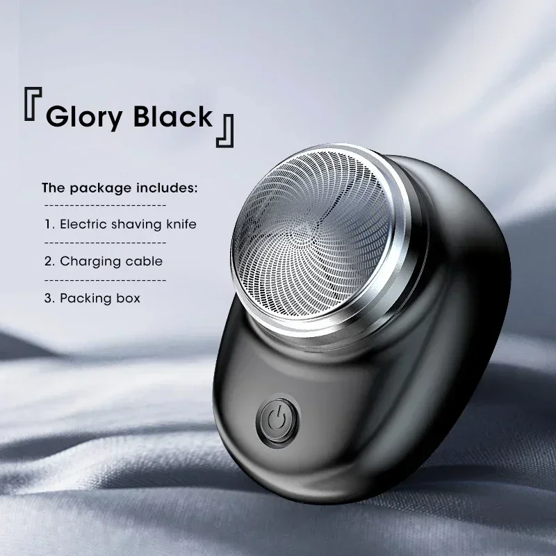 Barbeador masculino MNI atualizado 2025 - IPX7 USB-C de carga rápida, máquina de barbear aparador úmido e seco de 9000 RPM para homens navalha traseira