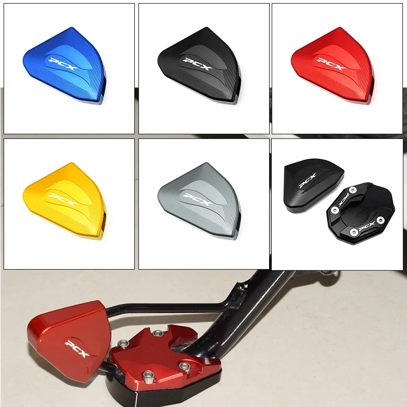 Для Honda PCX125 PCX150 PCX160 PCX 125/150/160 аксессуары для мотоциклов, боковая подставка с ЧПУ, удлинитель, подставка, увеличительная пластина, накладка