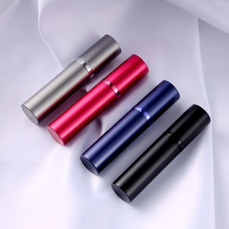 5ml Perfume Atomizer Portable Liquid Container For Cosmetics Traveling Mini Aluminum Spray Alcochol Empty Refillable Bottle