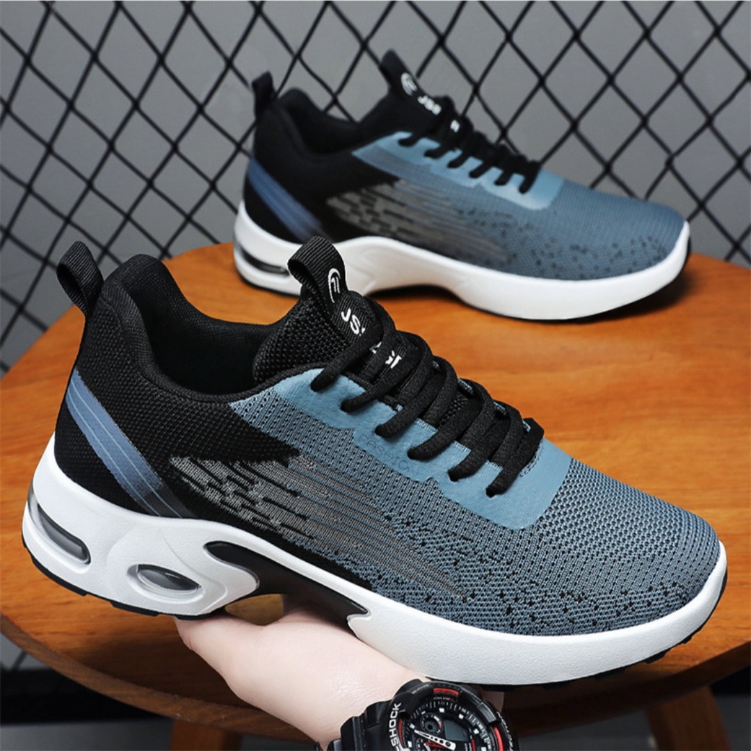 Zapatos deportivos de suela blanda para hombre, zapatillas deportivas de estilo informal, 2024
