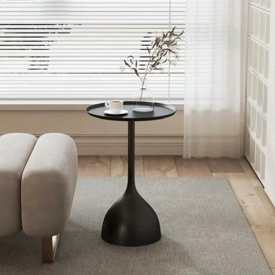 Sofa Small Side Table Nordic Coffee Table  SimpleIron Art Small Round  Bedside Table Mesa for Front Door  Livingroom