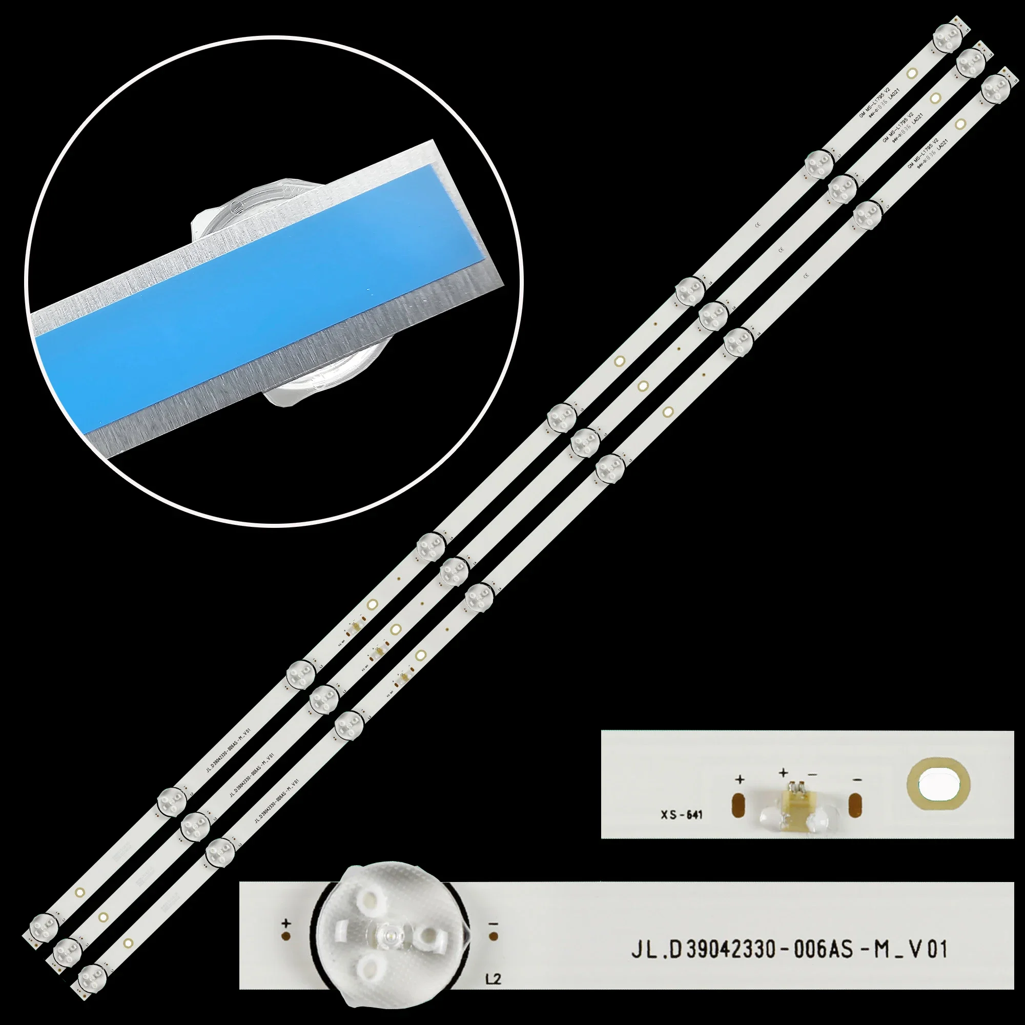 Светодиодная лента заднего света для 40DF3500 IP-LE410920 CX390DLEDM HL-00390A30-0402S-07 PTV40SS04Y_CIS_BK JL.D39042330-006AS-M_V01
