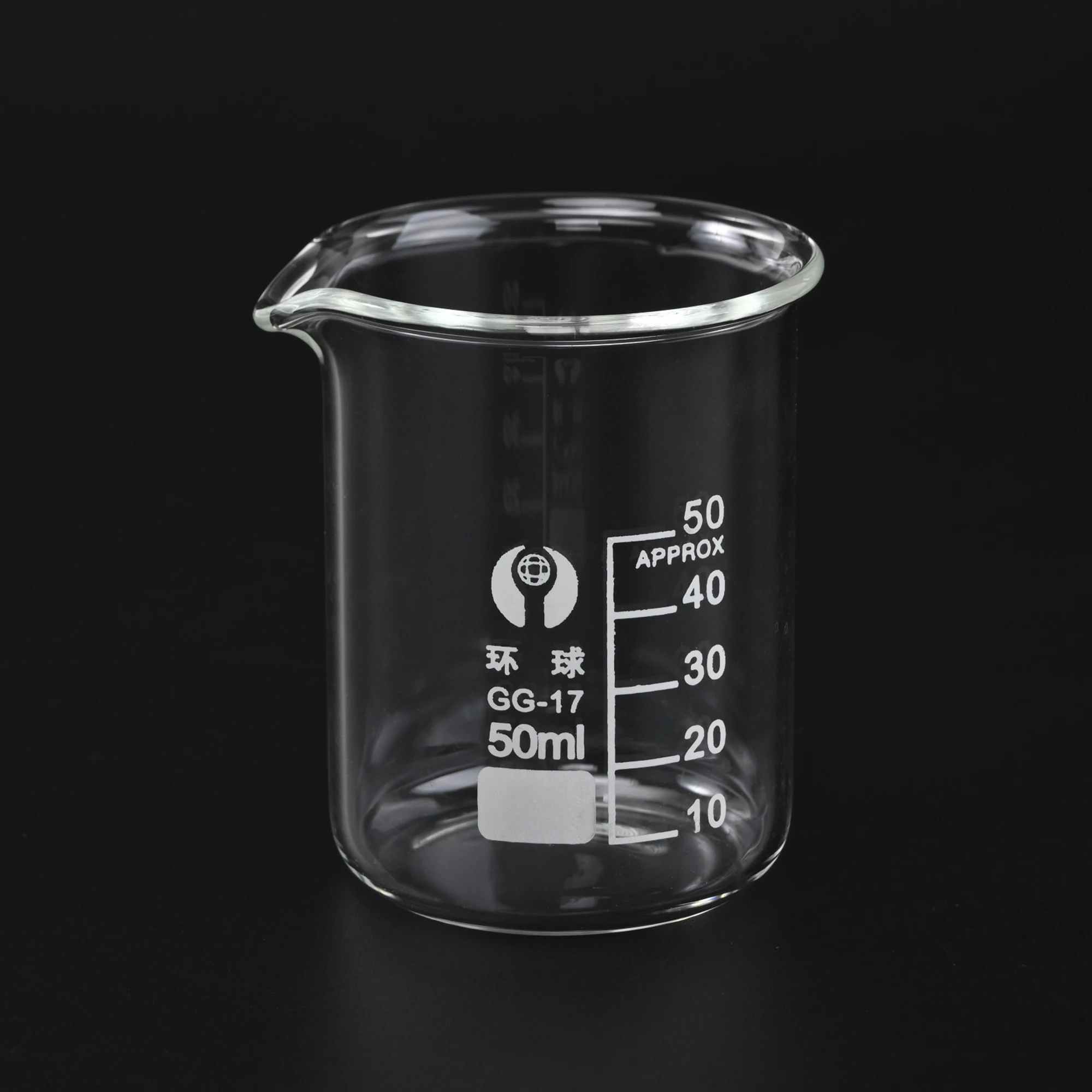 5/10/50/100ml Laboratorio di Chimica Laboratorio Tazza di Misurazione di Vetro Resistente Al Calore Lab Borosilicato Vetreria Per La Ricerca Scientifica