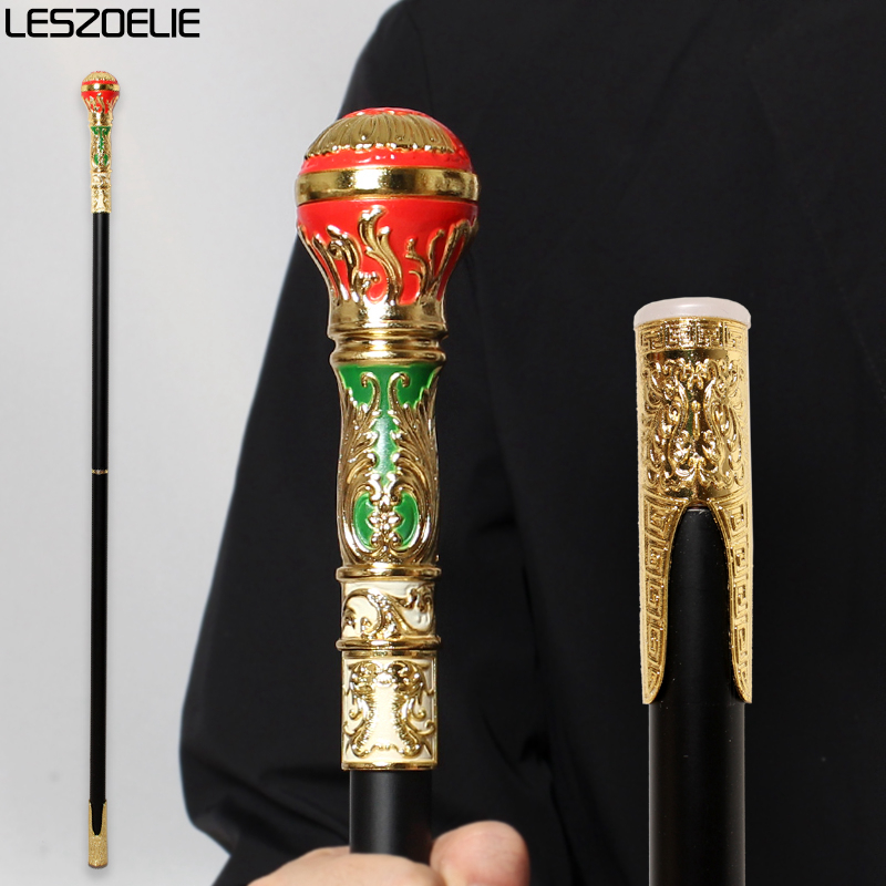 Bastão de Natal de luxo para homens e mulheres, bengala elegante, bengala de festa, cor mista, presente de festa, 96cm