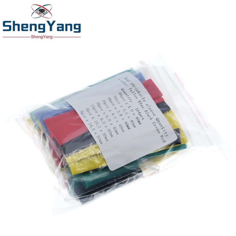 164 teile/satz Schrumpfschlauch kit Isolierung Schlauch termoretractil Polyolefin Schrumpfen Verschiedene Schrumpfschläuche Draht Kabel