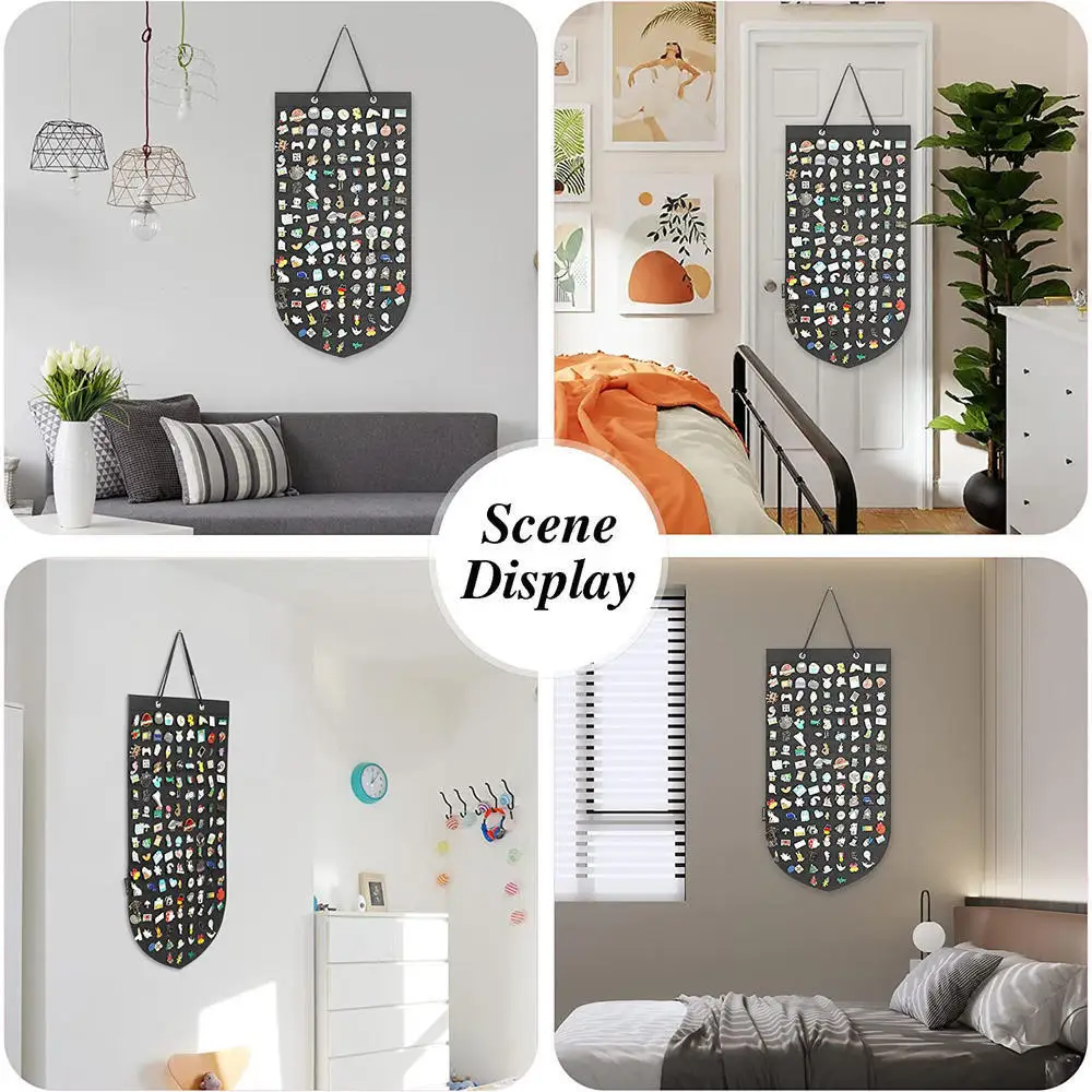 Brooch Pin Storage Organizer Hanging Pin Wall Display Banner Buttons And Lapel Collections Storage Holder Jewelry Display Hanger