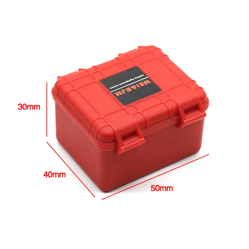 3 個のプラスチック収納ボックス装飾ツール 1/10 RC クローラー車軸 SCX10 90046 KM D90 TF2 トラクサス TRX-4 TRX-6 MST Recat 用