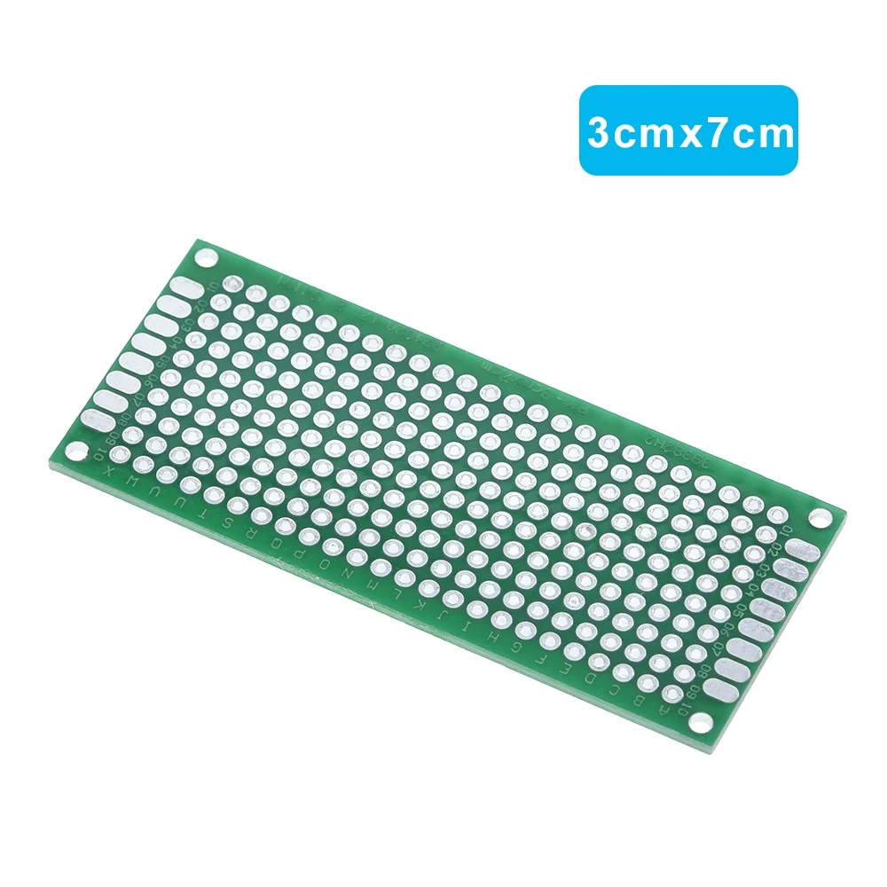 TZT 4pcs 5x7 4x6 3x7 2x8cm double Side Copper prototype Universal Board Fiberglass board for Arduino