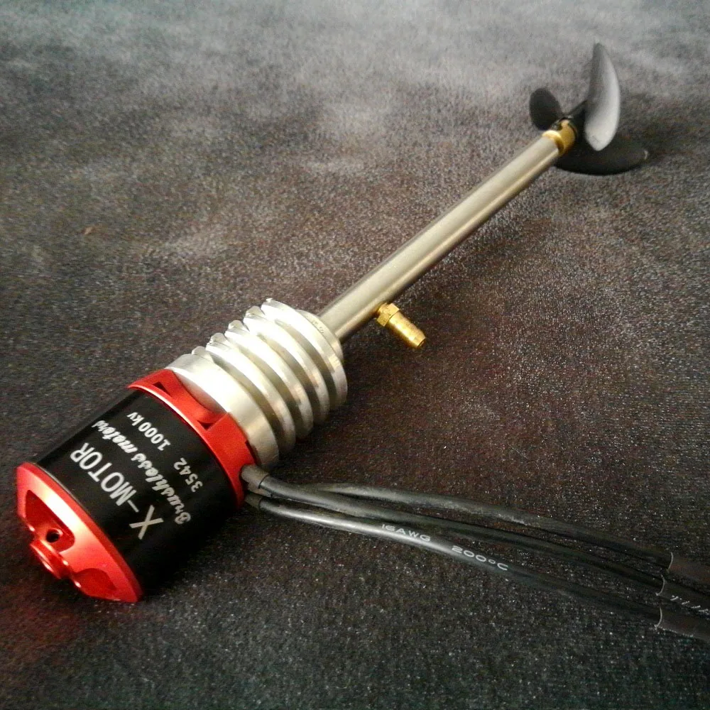 3542 motor de barco rc sem escova, barco elétrico, propulsor subaquático, hélice de 3 lâminas, robô rov, modelo de barco submari