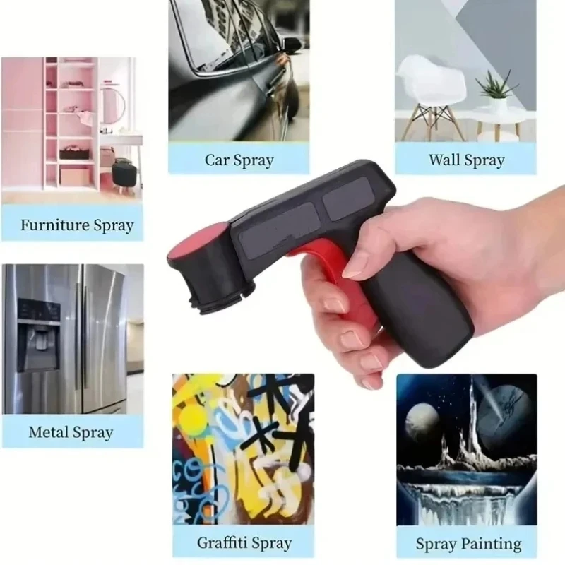1PC Plastic Spray Paint Handle Universal Reusable for Car Color Film Pasting Self Spraying Gun