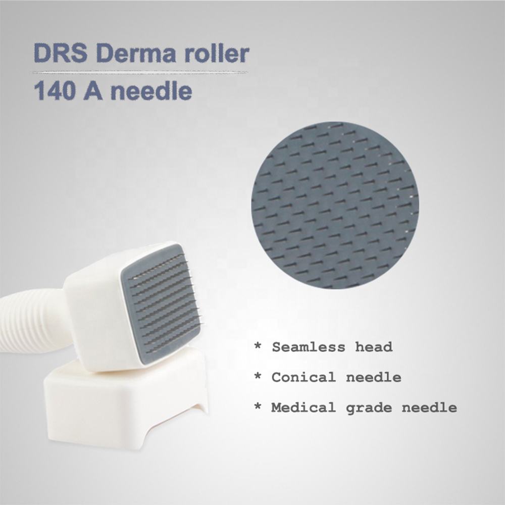 Derma Stamp Roller DRS140A Regulowana igła Microneedle Derma Rolling System Demaroller Microneedling Therapy Wzrost włosów