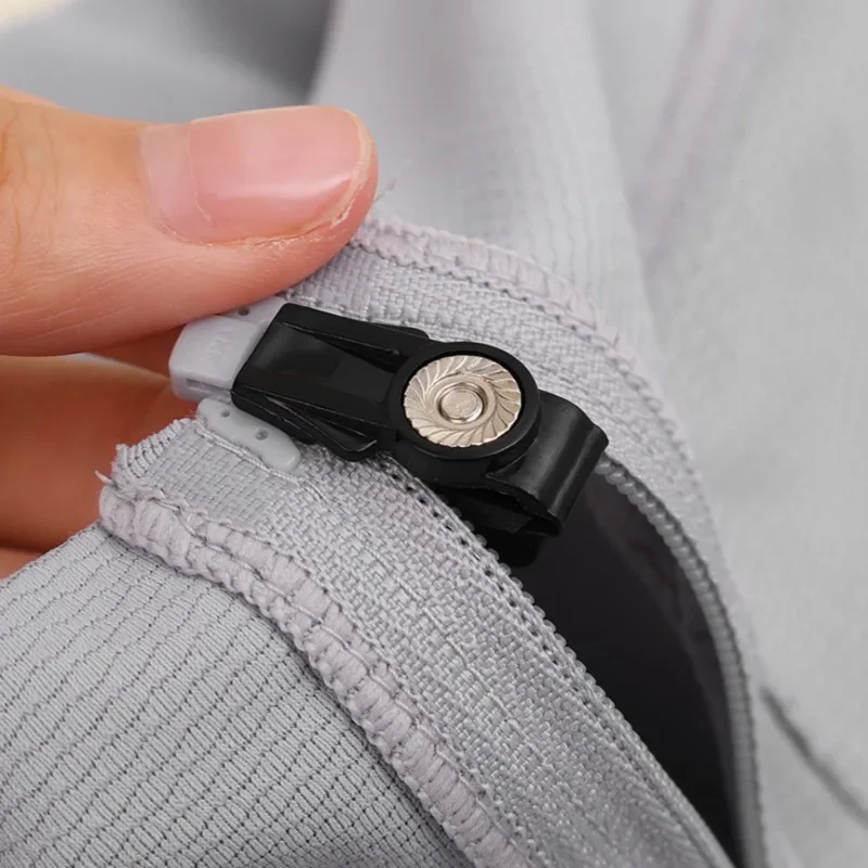 Cabeça removível do zíper do metal, Alloy Zipper Lock sem ferramentas destacáveis, sem costura necessária, resistente Zip Fastener, peças de saco universal