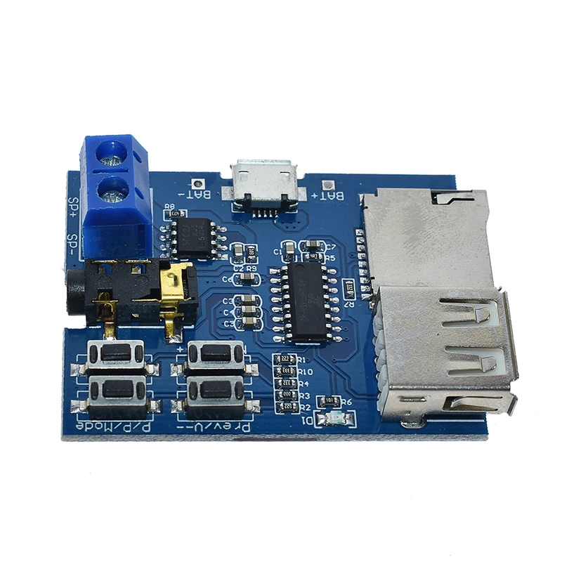 TF card U disk MP3 Format decoder board module amplifier decoding audio Player