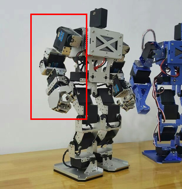 Braço robótico programável montado Kit, 3 DOF, esquerda e direita, mão humanóide com manipulador de cinco dedos, servo para robótica
