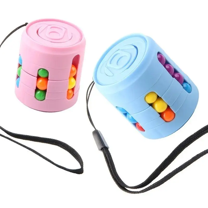 Wiele funkcji Fidget Spinner Magiczne kolorowe fasolki Spinning palców łagodzi stres Narzędzie dekompresyjne dla dzieci i dorosłych