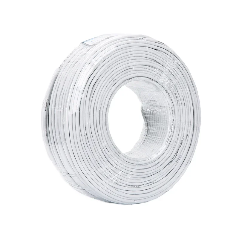 10m/20m/30m/40m/50m avvr 4*0.12 4 fio linha de cobre para vídeo porteiro cor vídeo porta telefone campainha com fio cabo interfone