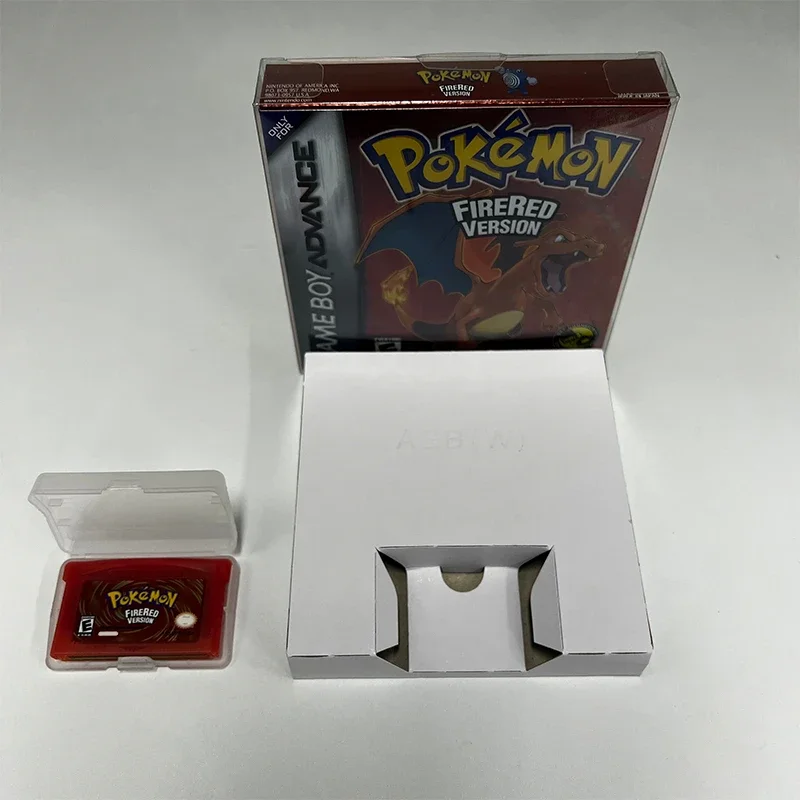 Pokemon Series GBA Game Cartridge In Box Emerald/Ruby/FireRed/Leafgreen/Sapphire No Manual