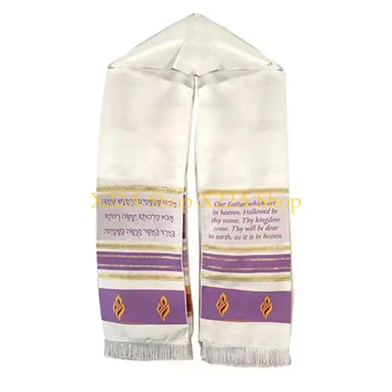 Khăn choàng cầu nguyện Tallit độc đáo của Messianic của Bethlehem Quà tặng Holyland Chợ Mens Messianic Shawl