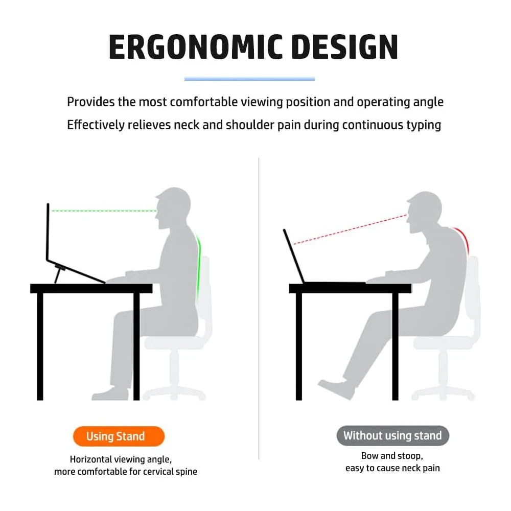 2 teile/satz Einstellbare Riser Kühlung Halterung Universal für Laptop Tablet Faltbare Laptop Stand Tragbare Notebook Unterstützung Halter