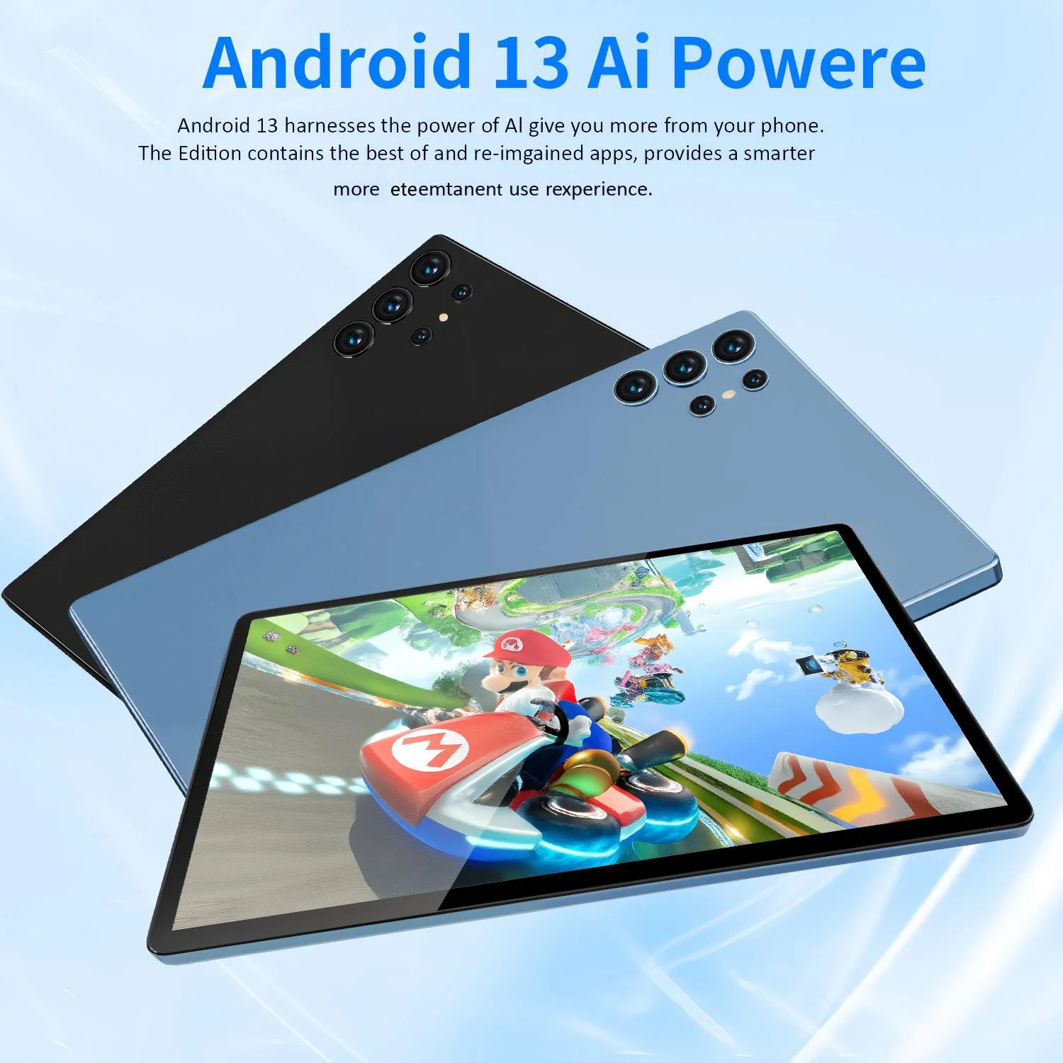 2025 New 10.1 Inch Android Tablet HD Display Octa Core 4GB RAM 64GB ROM Dual SIM WiFi Bluetooth Google Play Tablet PC