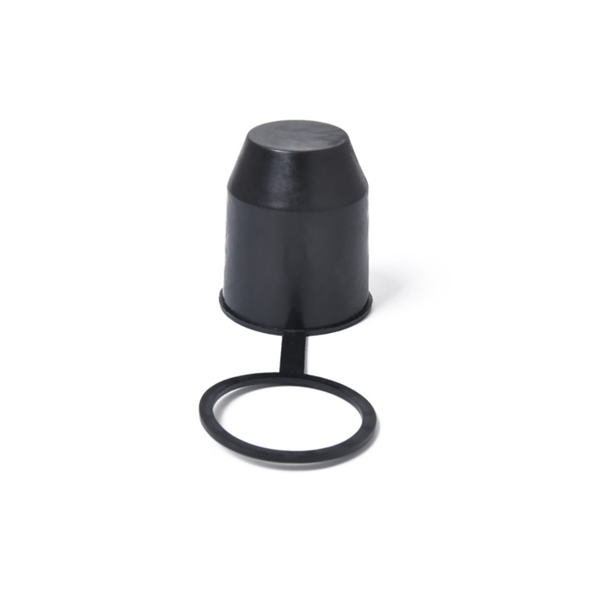 Rvトレーラー用の黒い牽引バーボール、プッシュインタイプカバーキャップ、車のヒッチボウボール、トレーラー保護キャップ、eig88、適切