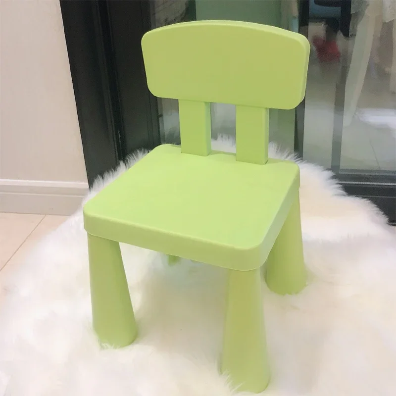 Juego de mesa y silla de plástico para niños, juego de mesa de juguete para el hogar, jardín de infantes, estudio de bebé