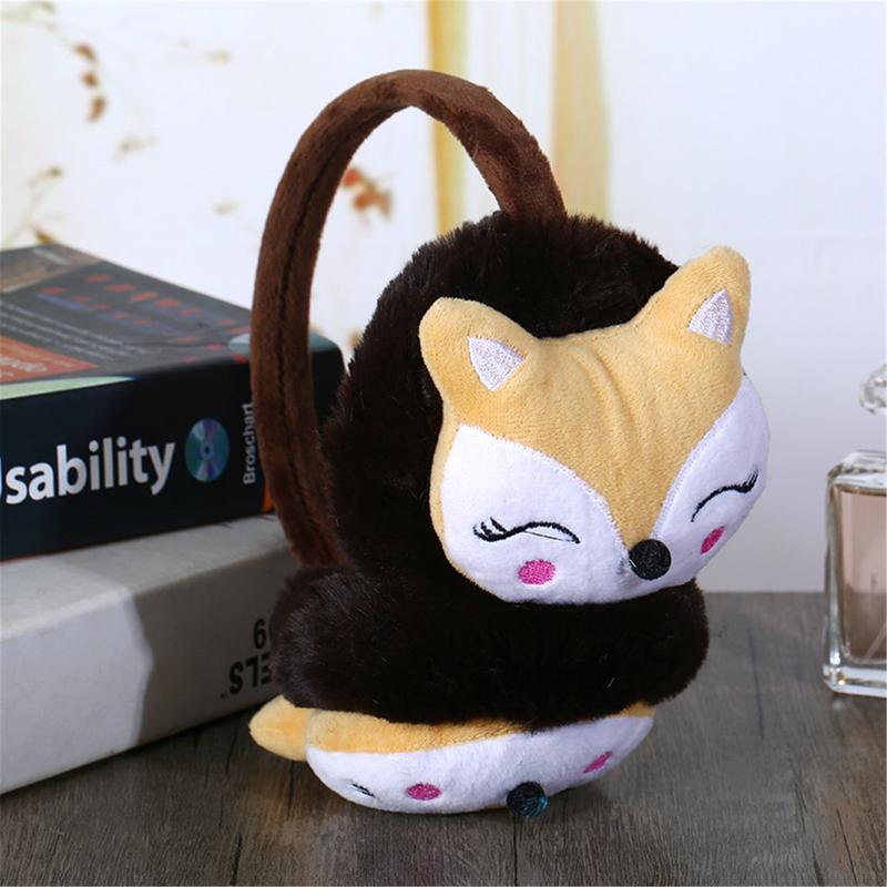 Cache-oreilles animaux mignons pour enfants, cache-oreilles, doux, chaud, extérieur, garçons, filles, bébé, hiver