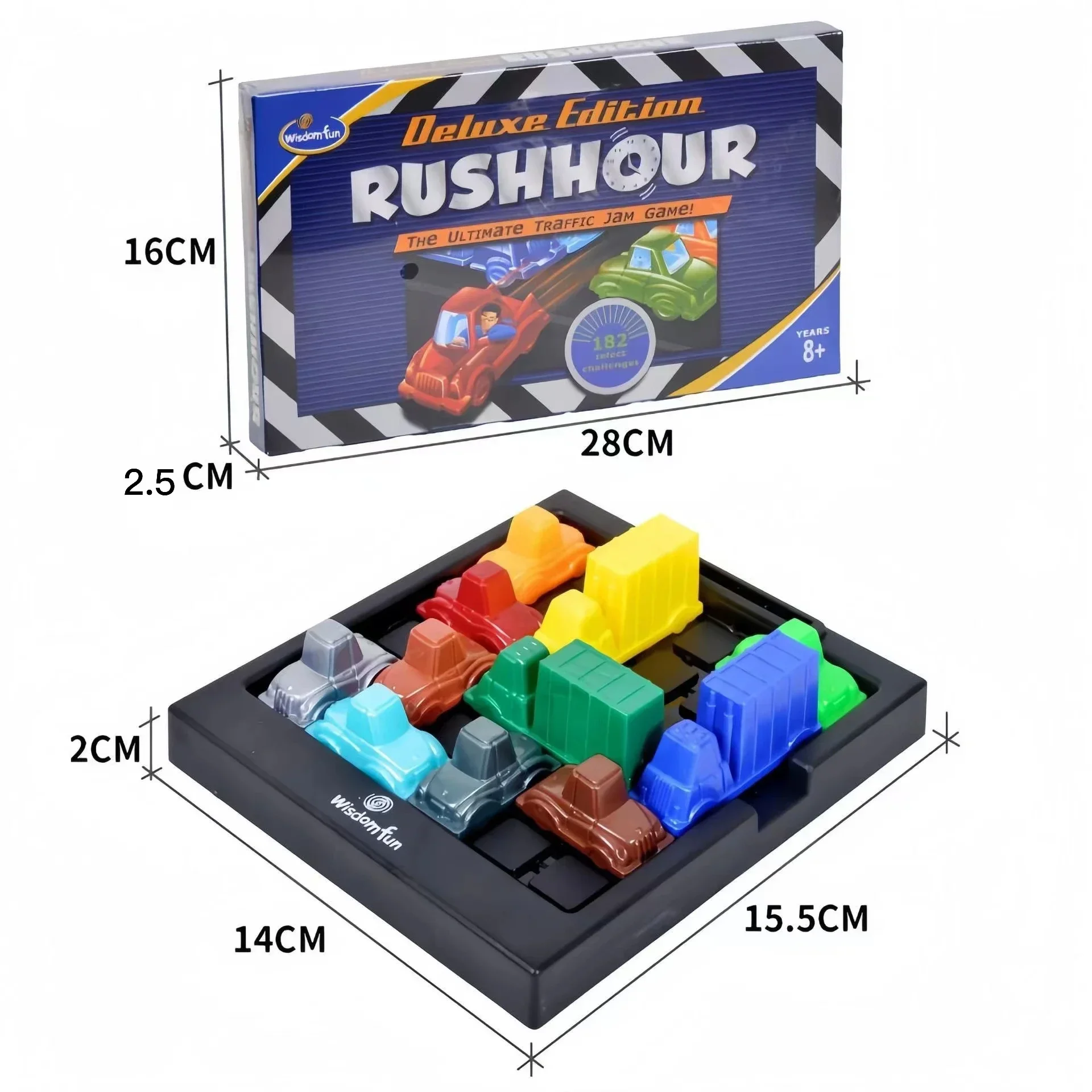 Puzzle Traffic Rush Hour Game Racing Rush Hour Car Interesting Road Logical Reasoning Desktop Game Children's Puzzle Best Toys