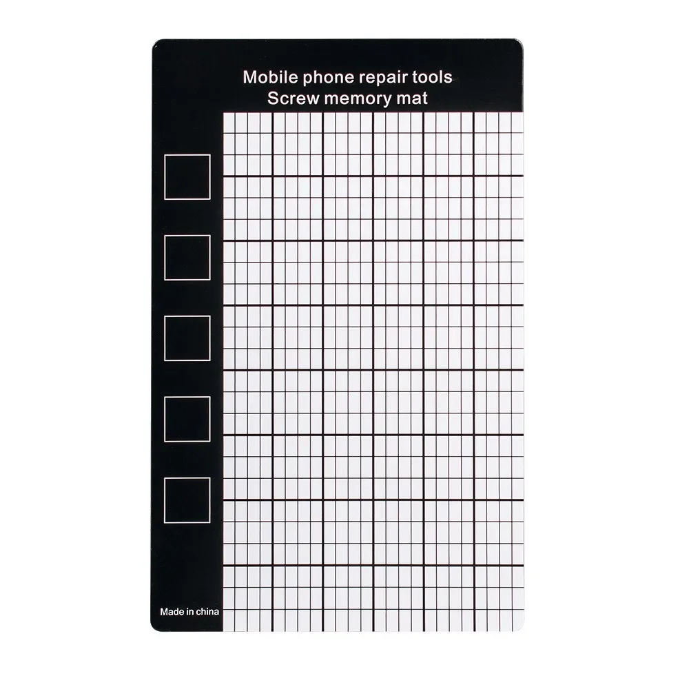 Magnetic Screw Fix Mat Repair Tools Memory Chart Work Pad Working Memory Pad 145x90mm Tools Accessories Replacement Repair Tools