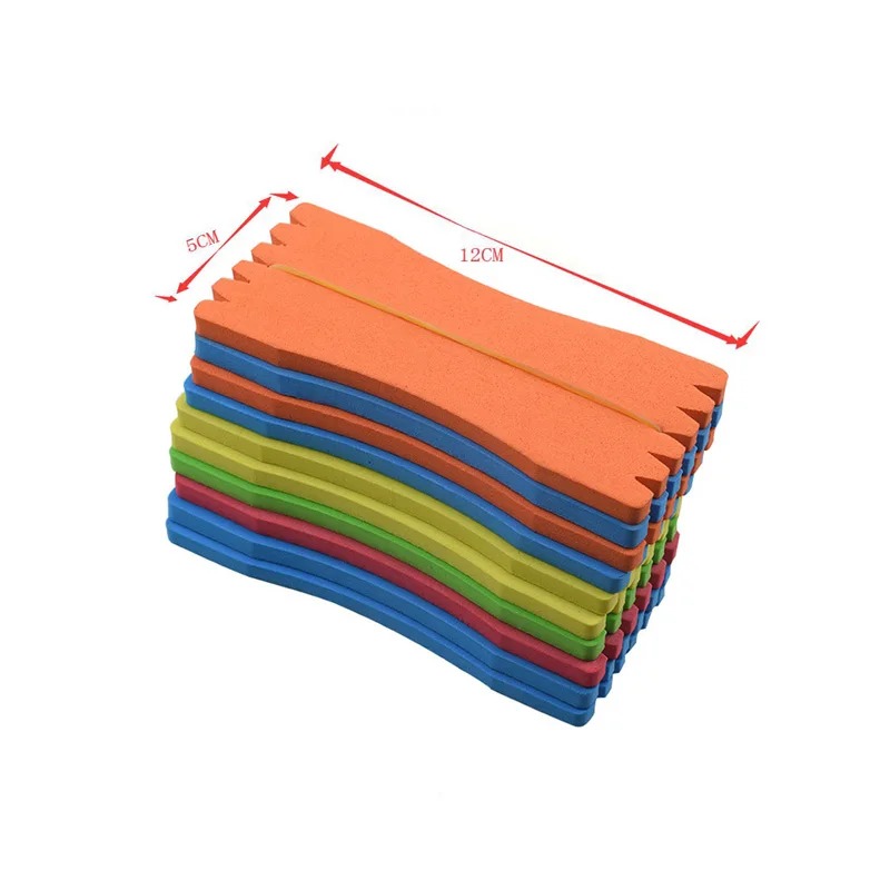 10 ชิ้นตกปลาโฟม Spools สายตกปลา Winding Board Rig ผู้ถือสายตกปลาอุปกรณ์เสริม Rig Winders สีสุ่ม