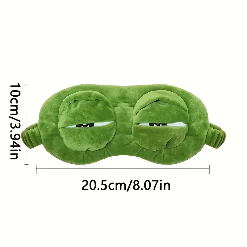 3d sapo máscara de sono natural dormir sombra mulheres homens criativo dos desenhos animados macio portátil venda viagem escritório eyepatch