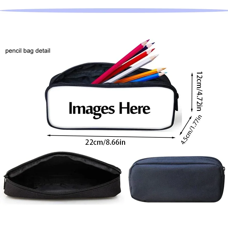 Cute Wicked Pencil Case Magic Cartoon pen Bag Male and female students Large capacity school Makeup Bag Bad Witch pencil bag