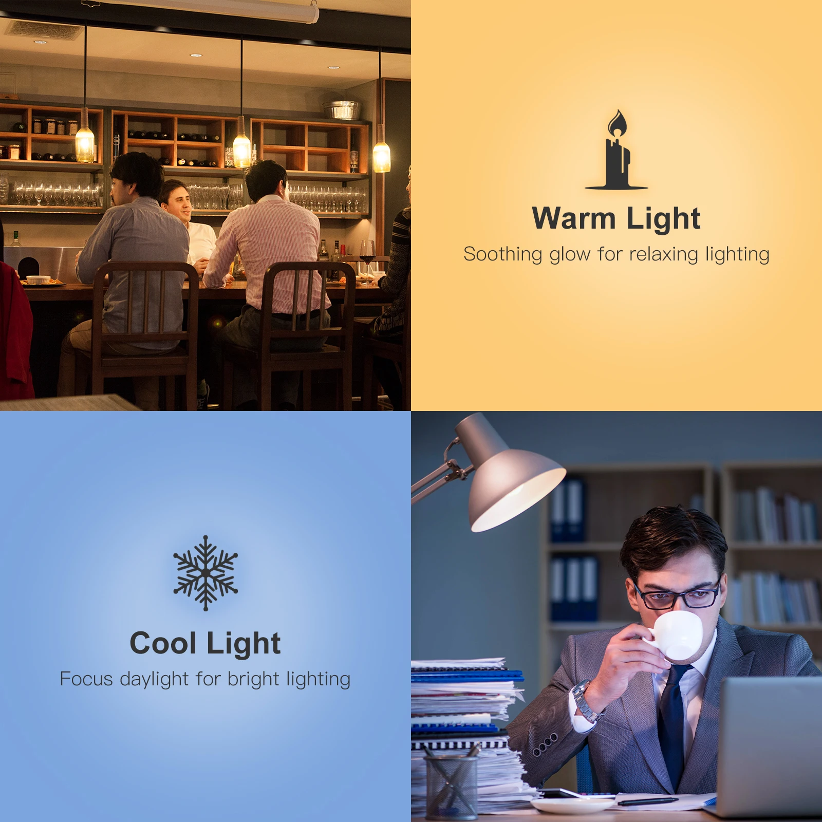 MOSE Tuya WiFi Lampadina a filamento intelligente E27 Luce a risparmio energetico Dimmerabile APP Controllo remoto Funziona Alexa Google Home per il controllo vocale
