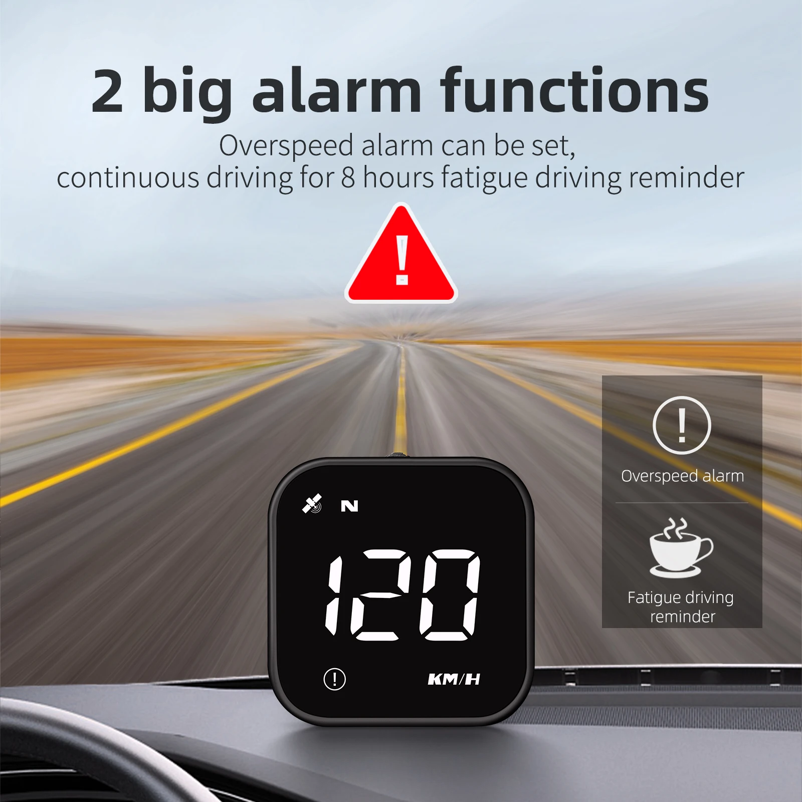G4 Head Up Display LED Auto Tacho Smart Digital Alarm Erinnerung GPS Für HUD Auto Zubehör für Alle Auto G4S Head Up Meter