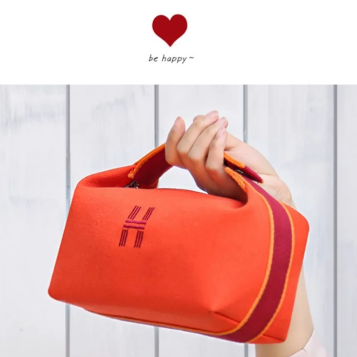 Bolsa de cosméticos estilo Ins, bolso de mano de alta apariencia, bolsa de cosméticos de tela de moda de viaje de gran capacidad Popular de alta gama