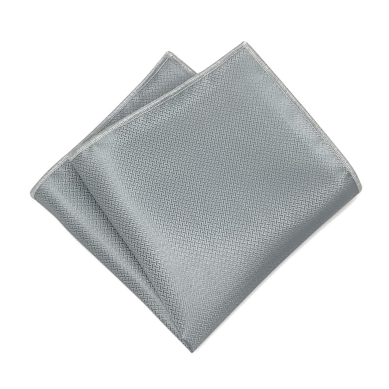 Dunkles Muster, Taschenhandtuch, trendiges Herren-Gentleman-Kleid, Business-Hochzeitsanzug, zurückhaltender, eleganter, einfarbiger, quadratischer Schal, 24 x 24 cm