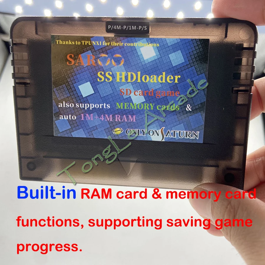 V0.7 SAROO HDLoader Поддержка английского меню SS Game Reader Использование TF или SD-карты для чтения адаптера ISO Быстрое чтение для Saturn без компакт-диска
