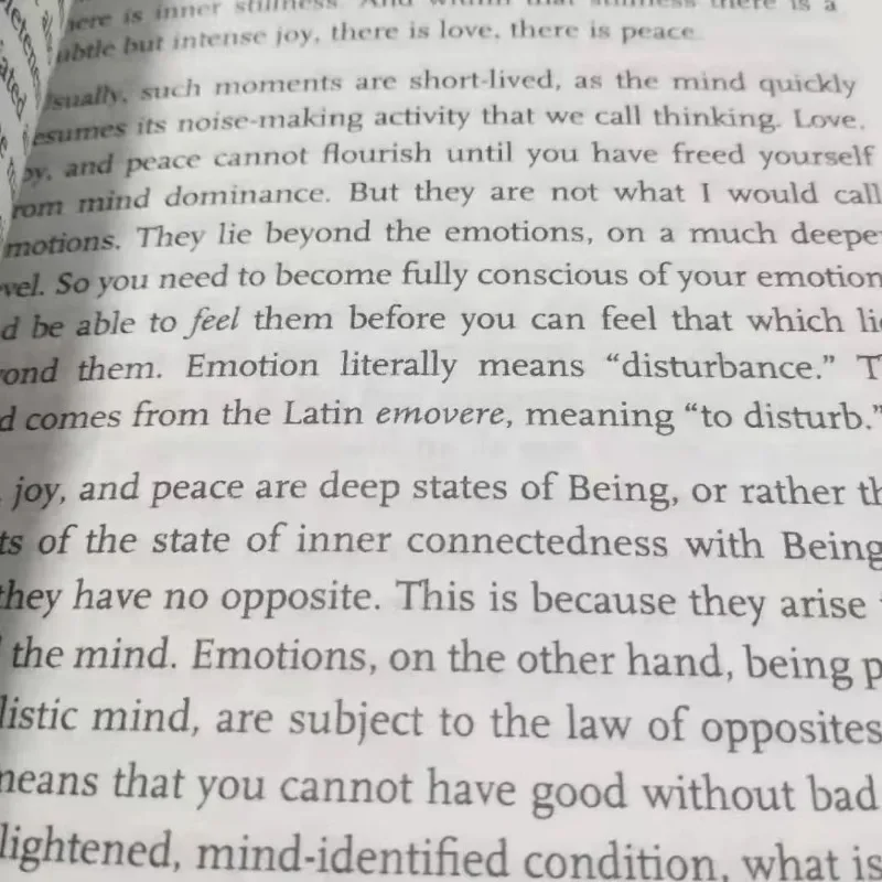 พลังของตอนนี้โดย Eckhart tolle แนวทางในการตรัสรู้ทางจิตวิญญาณหนังสือภาษาอังกฤษที่สร้างแรงบันดาลใจให้กับเยาวชนที่ประสบความสำเร็จหนังสือแรงจูงใจ