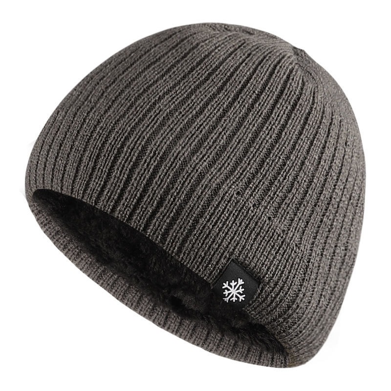 Autumn/Winter Fleece Thick Knitted Thermal Blend Hat