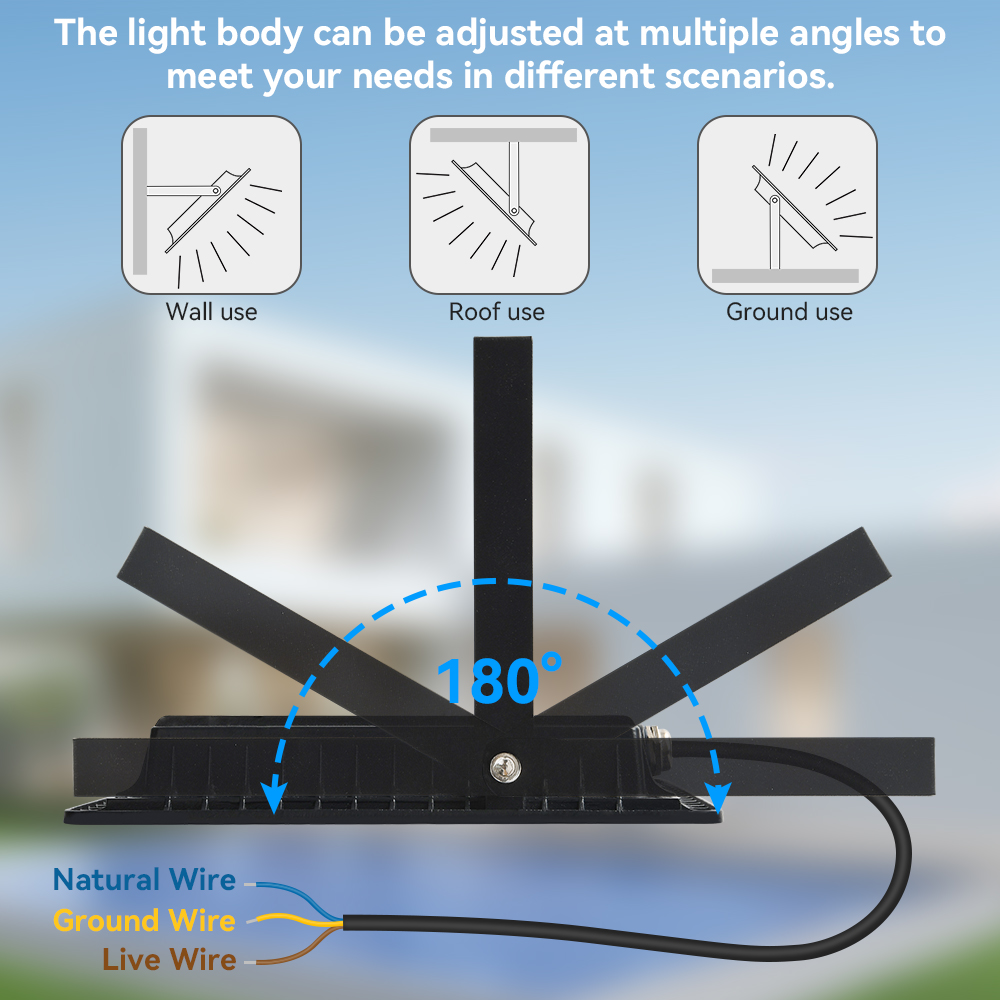 RGB Flutlicht TUYA Smart Control Flutlicht RGBCW IP65 Outdoor Licht 50W 100W Mehrfarbige Strahler WIFI Verbinden Für garten Bac