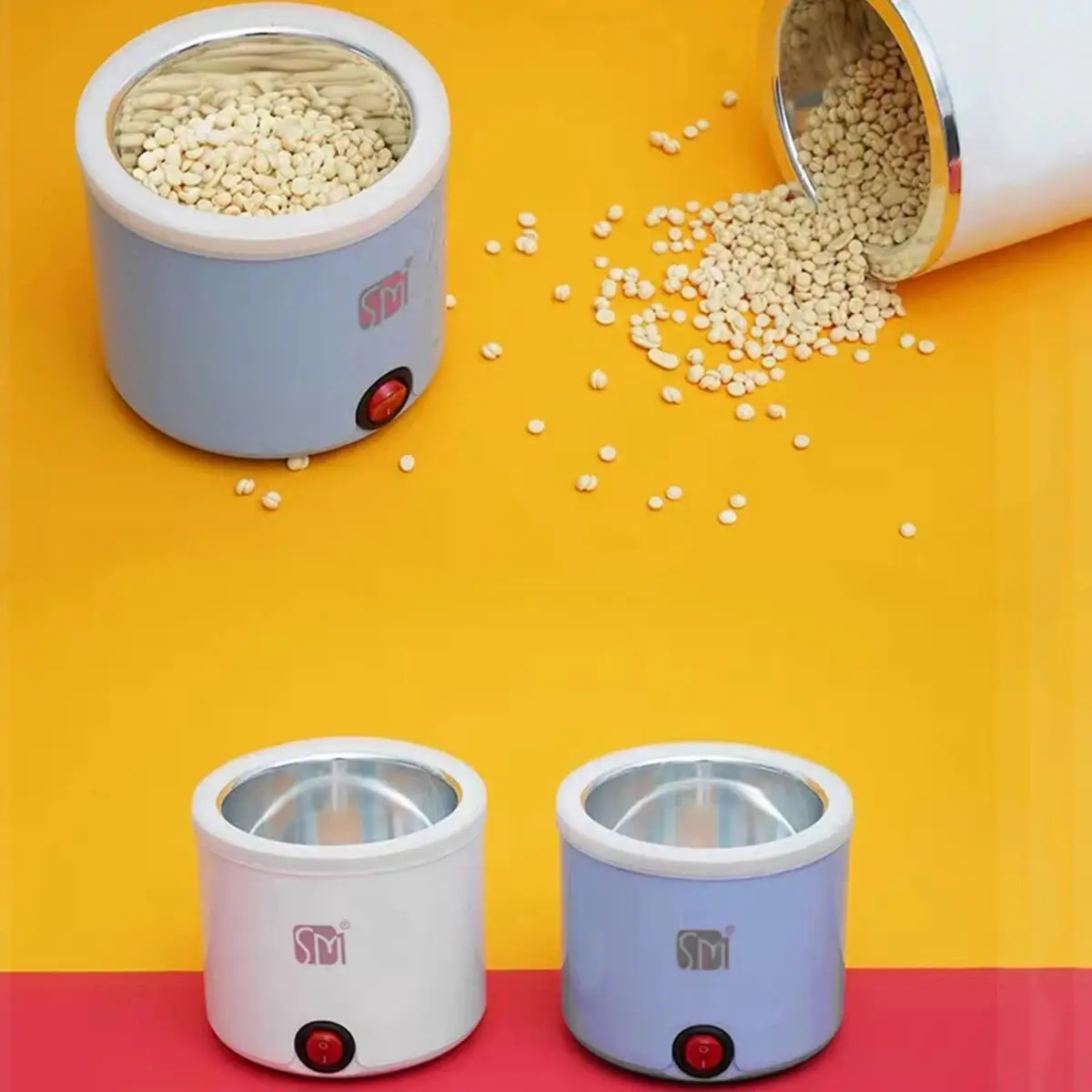 1PC-Mini Kleine Wachs Maschine Heizung Unterarm Haar Entfernung Honig Wachs Haar Entfernung Creme Kleine und Vielseitige Wachs schmelzen Maschine