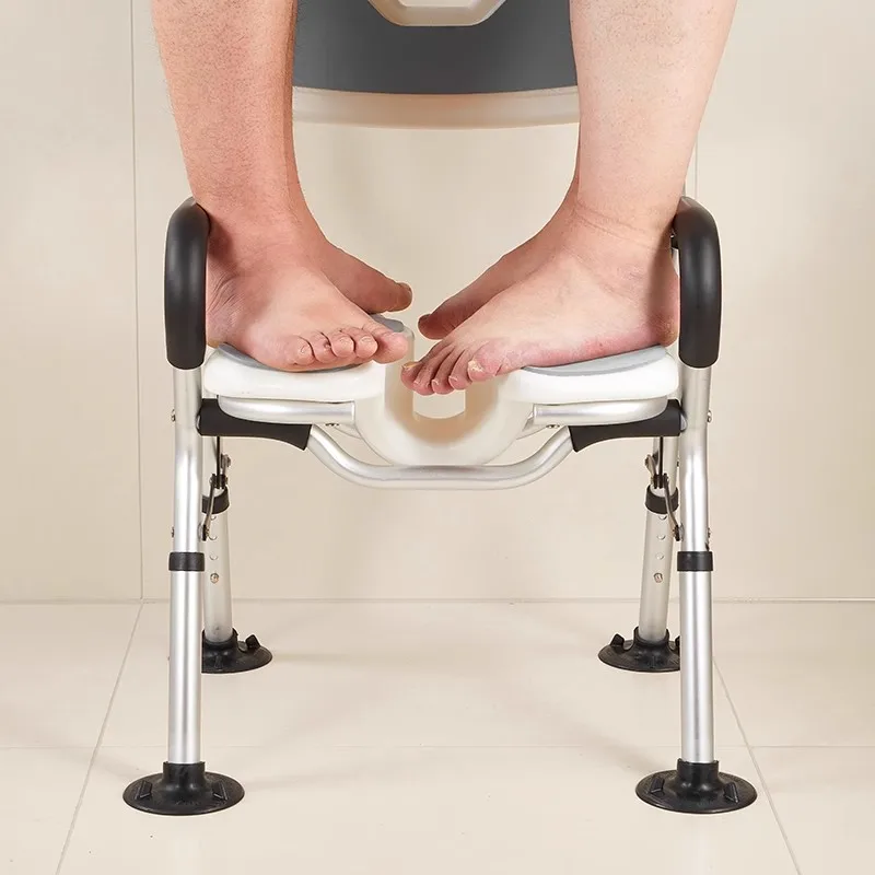 Shower Chair Senior Chairs Elderly Chair Adjustable Senior Chairs Portable Anti Slip Bath Chair Krzesło Prysznicowe Furniture