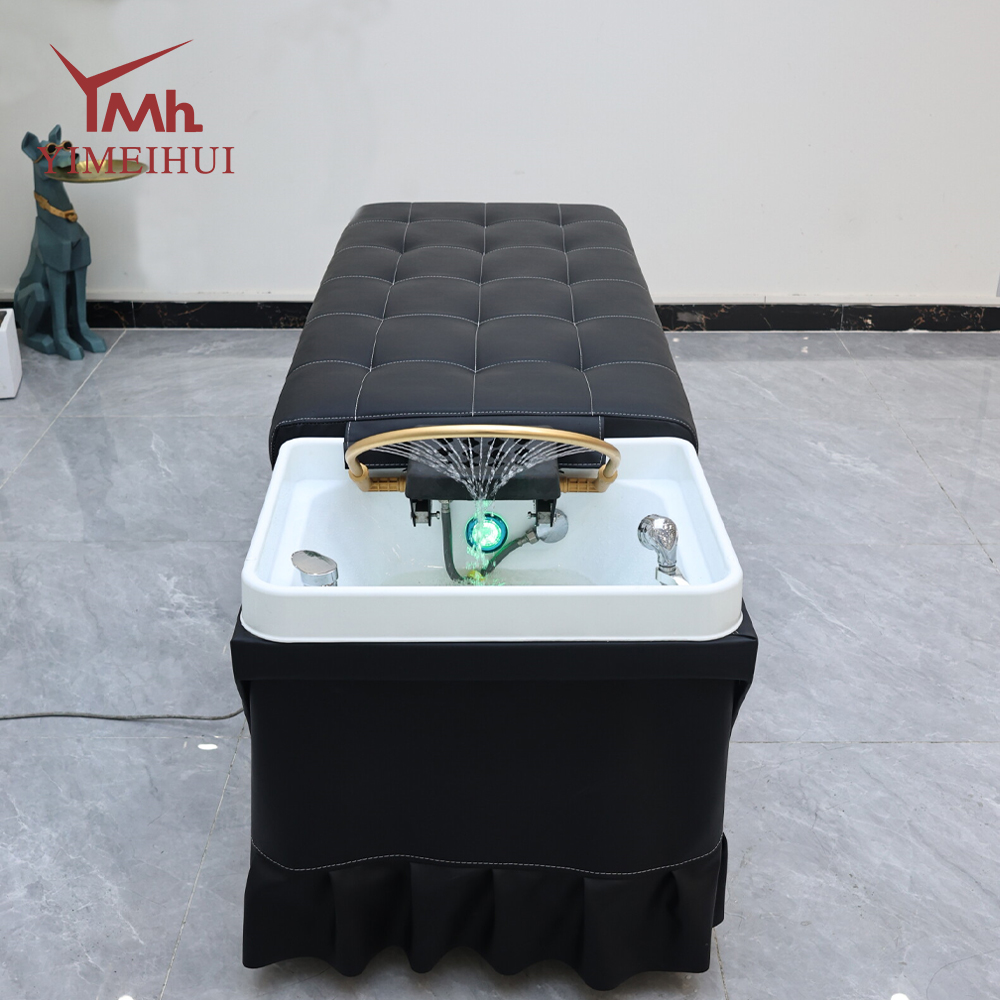 Muebles de salón, silla de masaje para lavado de cabello, cama de champú tailandés, cabezal de Spa, cama de champú para terapia de agua